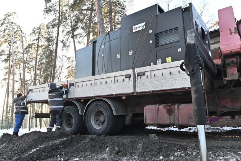 На критично важливих об'єктах Київської області було встановлено 509 генераторів, загальна потужність яких перевищує 5,3 МВт.
