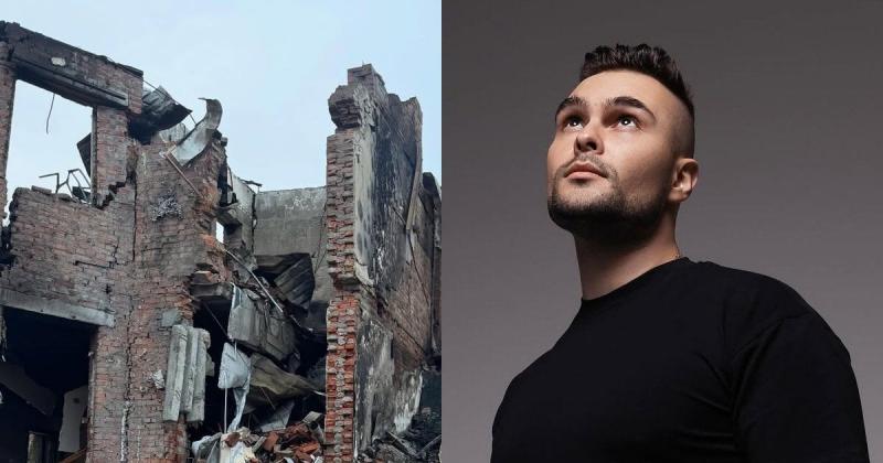 Дім знаменитого українського артиста був повністю зруйнований російською ракетою, його близькі потрапили до лікарні.