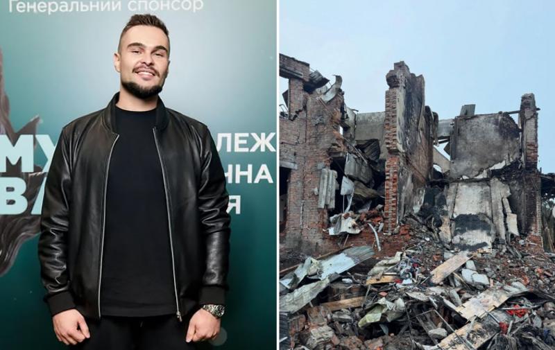 Російська ракета знищила будинок українського артиста, внаслідок чого його родина потрапила до лікарні.
