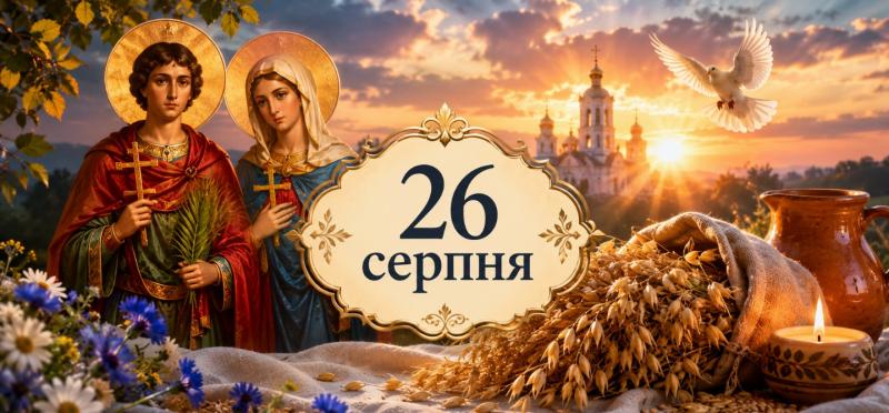 Яке релігійне свято відзначається 26 серпня 2026 року: день ангела, заборонені дії та народні прикмети.
